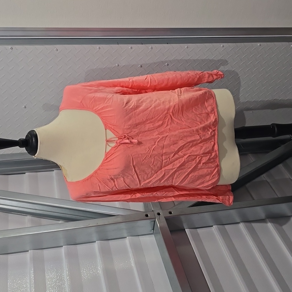 Aeropostale‎ brand pink blouse with heart pattern Size XLARGE